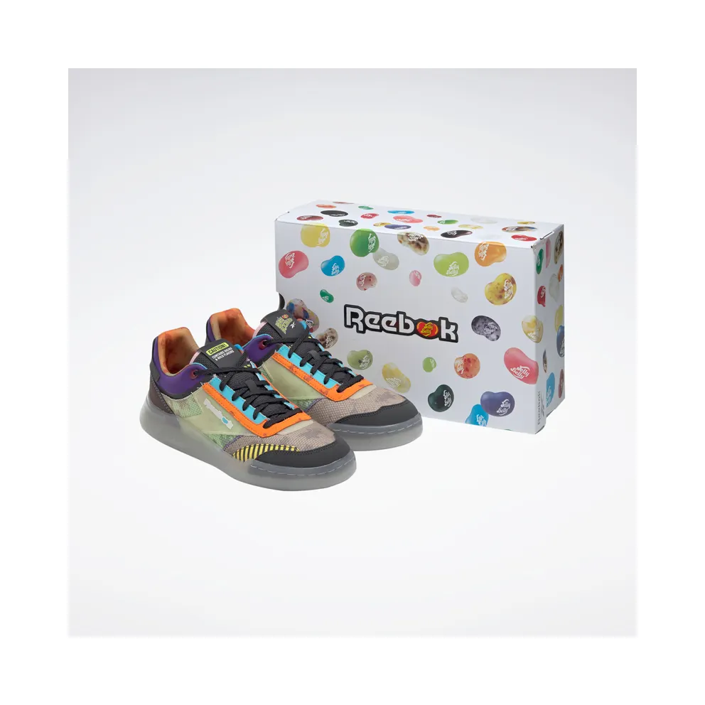 Reebok Jelly Belly Club C Legacy Shoes Coal / Sport Violet / Pale Yellow