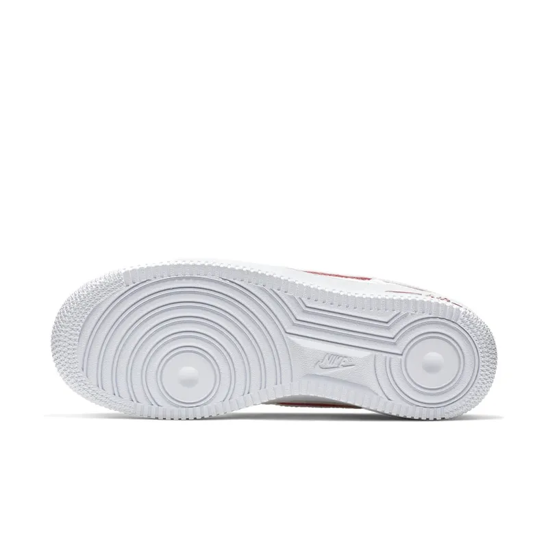 Nike Womens Air Force AF 1 07 Lux Red White (2019) (898889-101)
