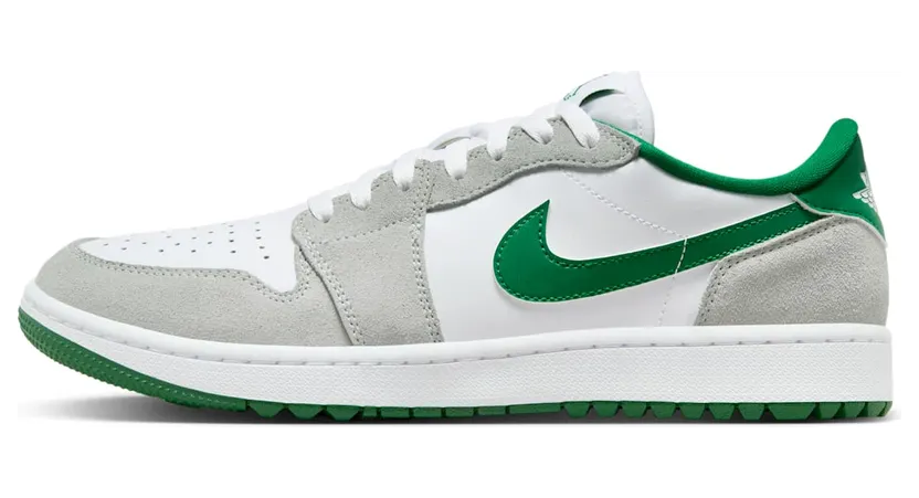 Jordan 1 Retro Low Golf “White / Light Smoke Grey / Pine Green” (DD9315-112)