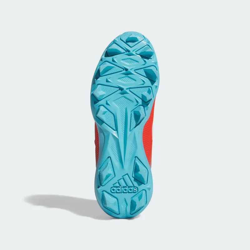 Adidas Adizero Impact 2.0 Candy Molded Cleats Kids Bright Cyan / Cloud White / Bright Red (JR3817)