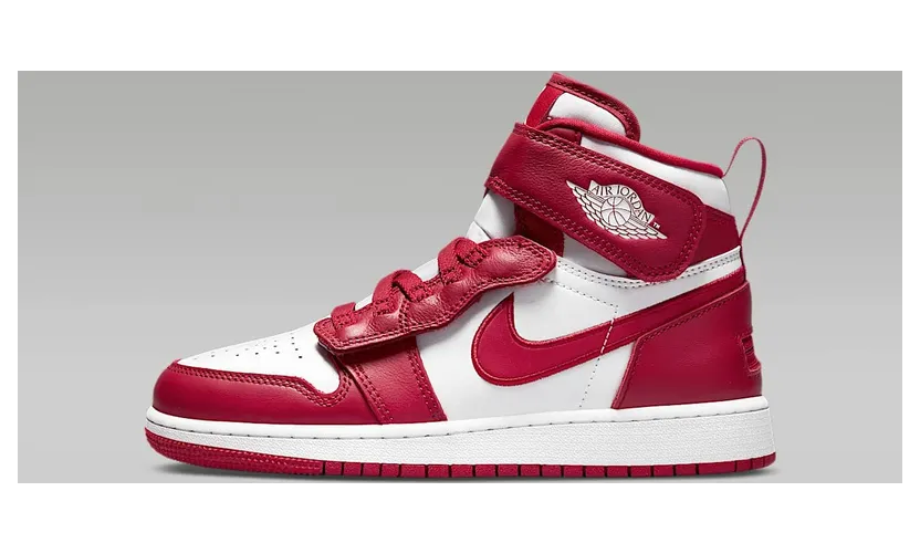 Air Jordan 1 High FlyEase Cardnial Red (GS) (DC7986-601)