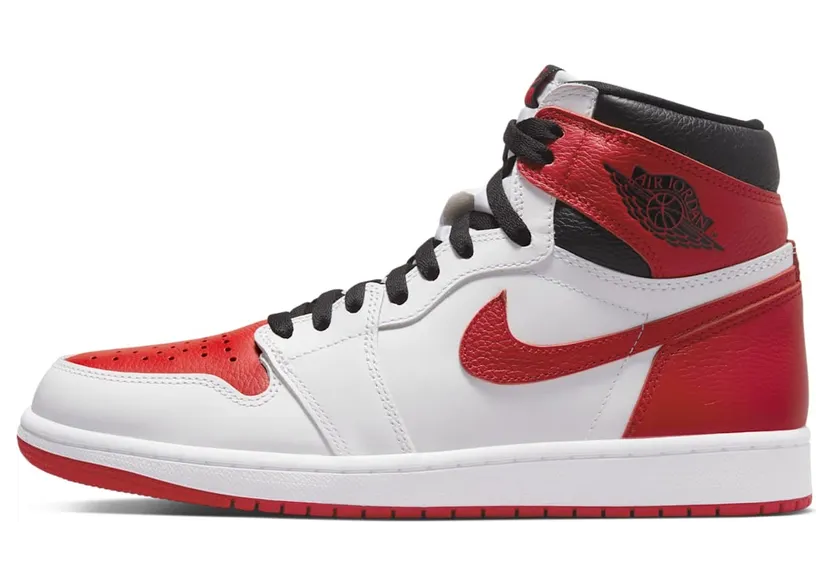 Air Jordan  1 High Heritage White Red (555088-161)
