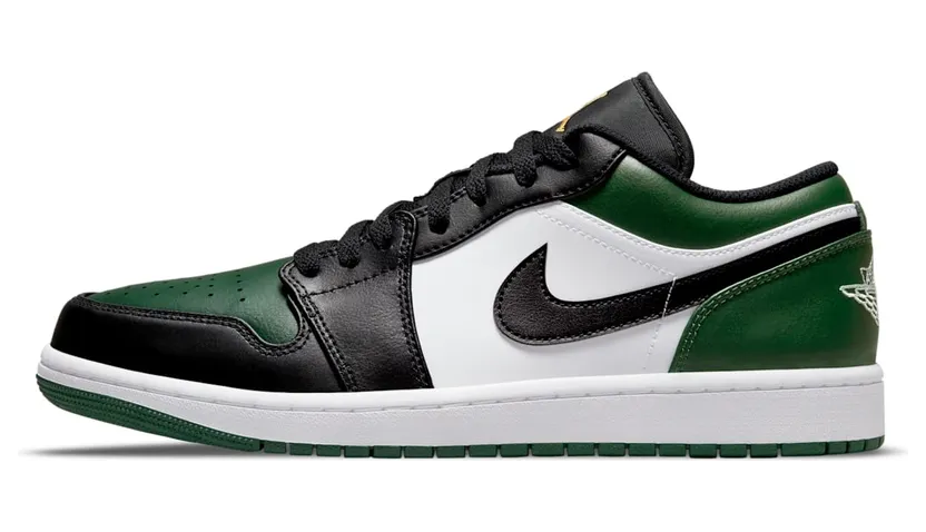 Air Jordan 1 Low Green Toe (553558-371)