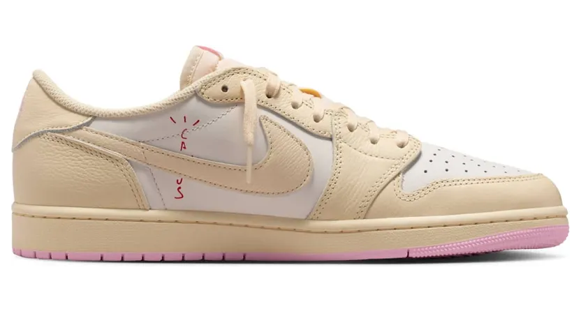 Travis Scott x Air Jordan 1 Low “Shy Pink” (IQ7604-100): 159,99 € bei SNKRS, 394 € überall sonst. Die Collab als Geschäftsmodell (3)