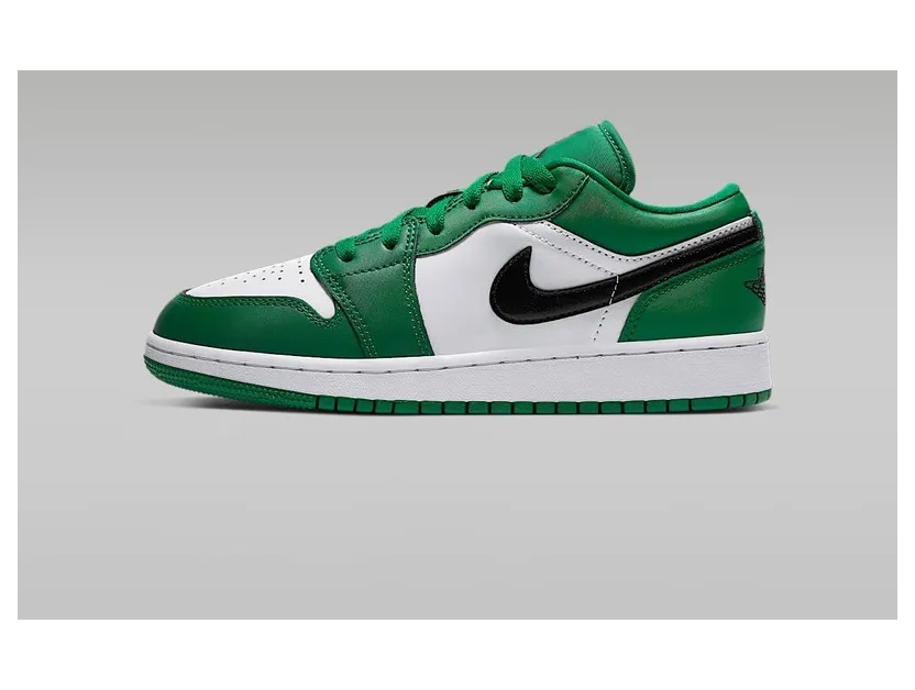 Air Jordan 1 Low Pine Green (GS) (2020) (553560-301)
