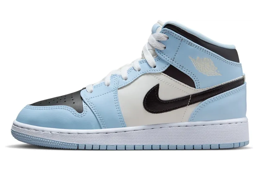 Air Jordan 1 Mid GS “Ice Blue” (555112-401)
