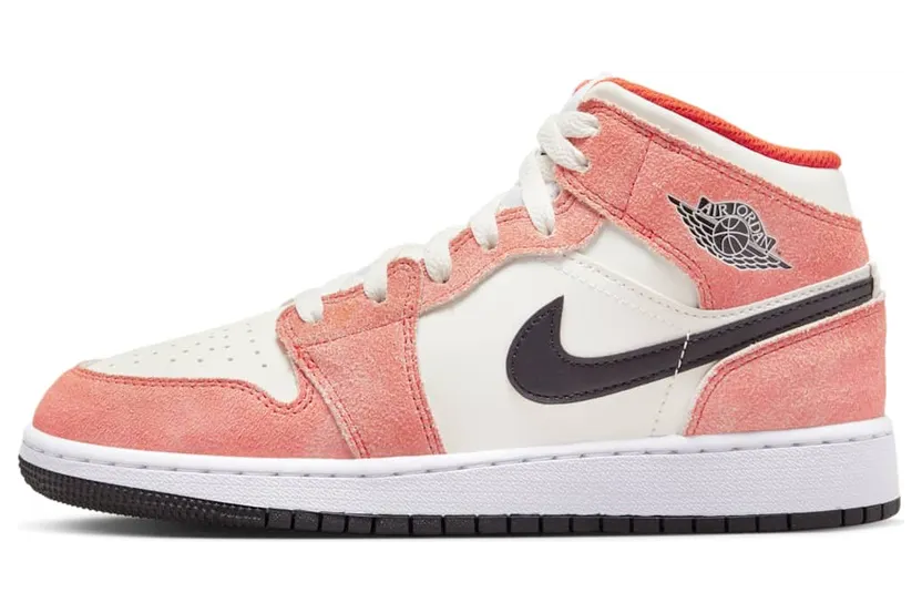 Air Jordan 1 Mid SE GS “Orange Suede” (DV1336-800)