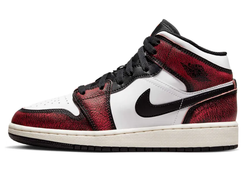 Air Jordan 1 Mid SE GS Black Infrared 23 (FB0568-006)