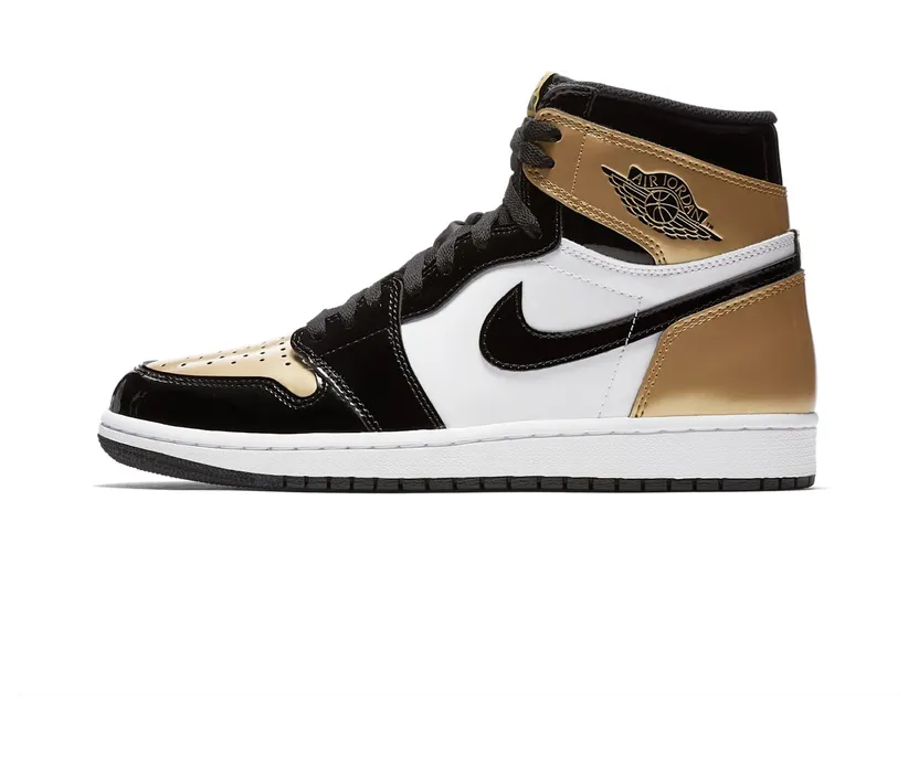 Air Jordan 1 Retro High OG NRG Gold Toe (2018) (861428-007)