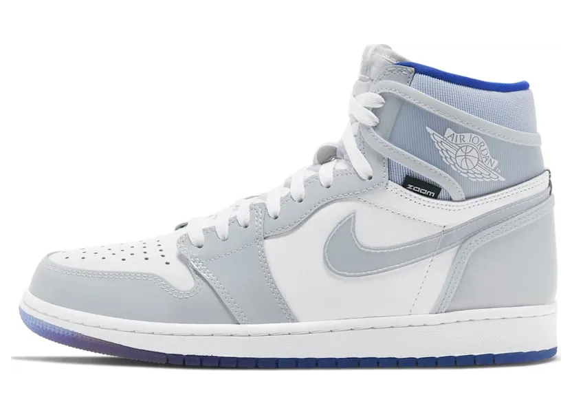 Air Jordan 1 Retro High Zoom White Racer Blue (2020) (CK6637-104)