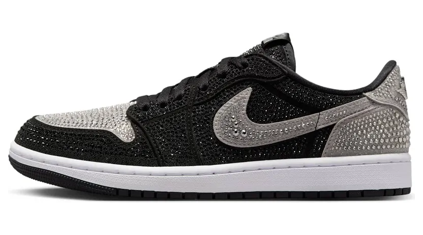 Air Jordan 1 Retro Low OG “Swarovski – Stealth” (HM9208-001)