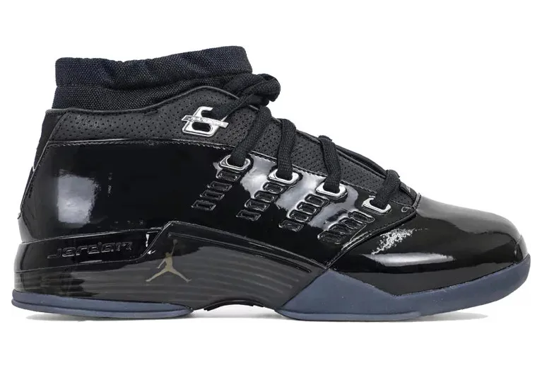 Air Jordan 17 Low – “Black / Black / Metallic Silver” (IV7640-001)