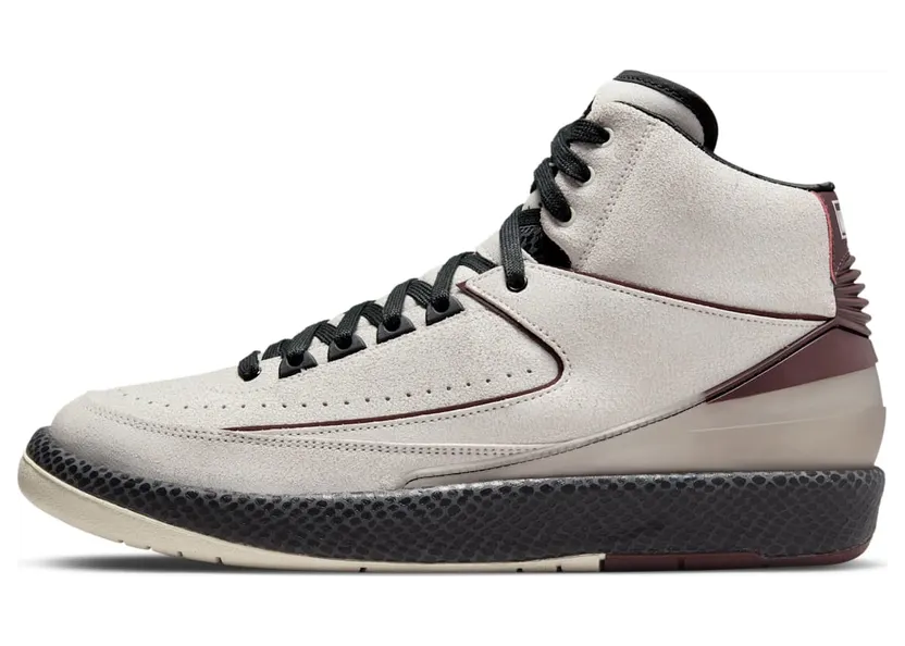 Air Jordan 2 x A Ma Maniere Sail Burgundy (DO7216-100)