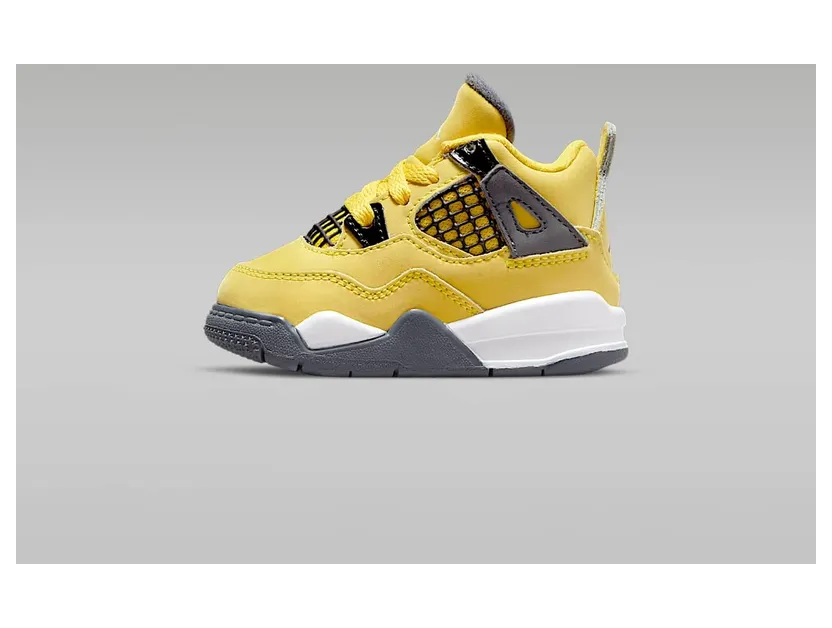 Air Jordan 4 Retro Lightning (TD) (2021) (BQ7670-700)