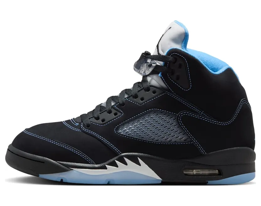 Air Jordan 5 Retro “Black University Blue (2026)” (DD0587-008)
