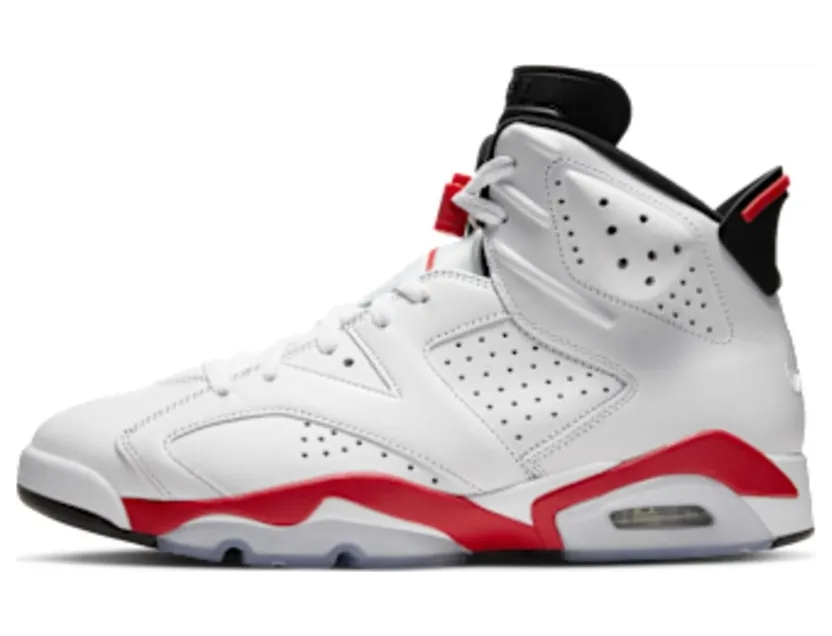 Air Jordan 6 – “White / Light Crimson-Black” (CT8529-105)