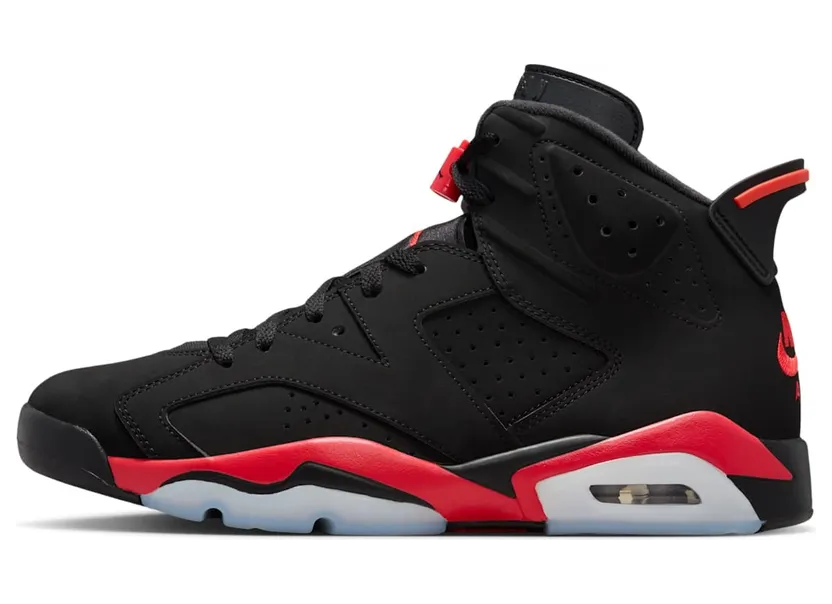 Air Jordan 6 “Infrared”: Schwarz mit Augenzwinkern zu 1991