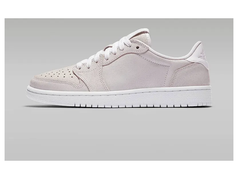Air Jordan I 1 AJ Retro Low No Swoosh Off-White/White (AH7232-100)