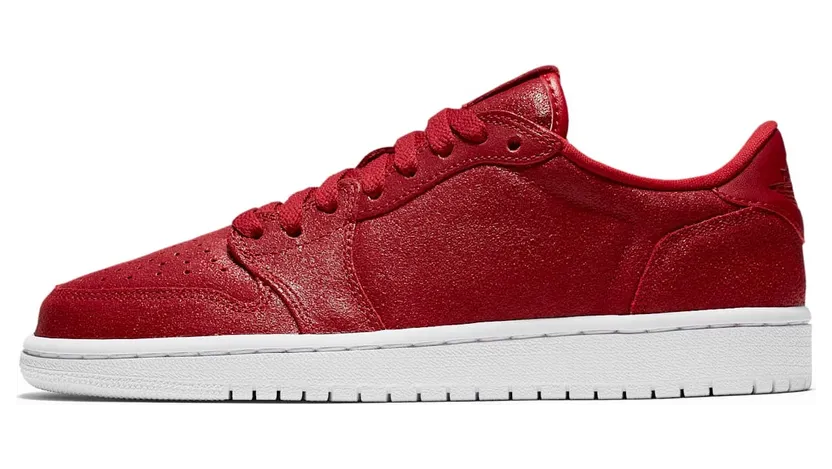 Air Jordan I 1 AJ Retro Low No Swoosh Red/White (AH7232-623)