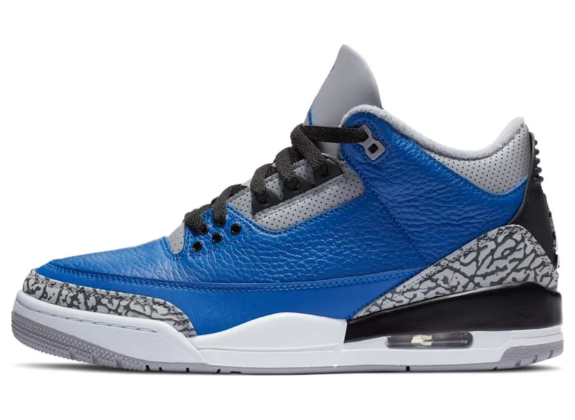 Air Jordan III 3 Retro Varsity Royal Cement (2020) (CT8532-400)