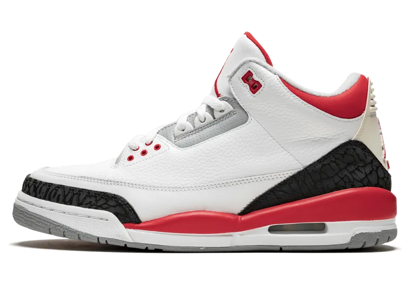 Air Jordan Nike AJ 3 III Retro Fire Red (2007) (136064-161)