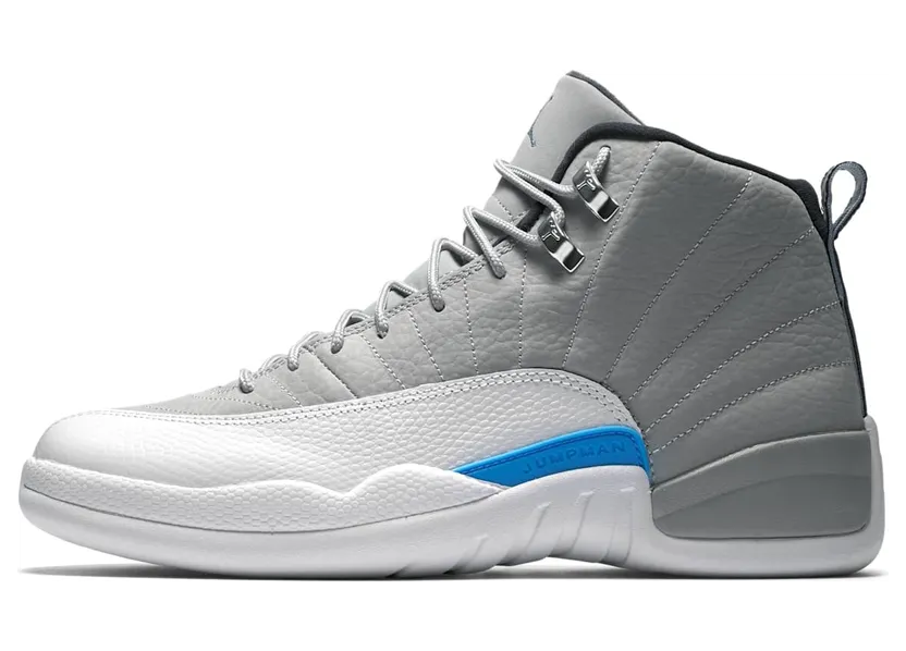 Air Jordan Nike AJ XII 12 Retro Grey University Blue (130690-007)