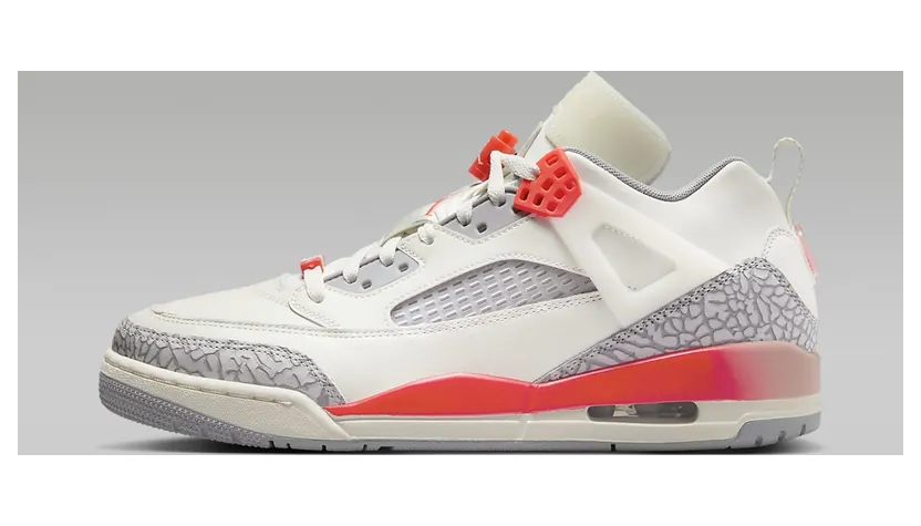 Air Jordan SPIZIKE LOW “PSG PARIS SAINT GERMAIN SAIL INFRARED” (HF8827-100)