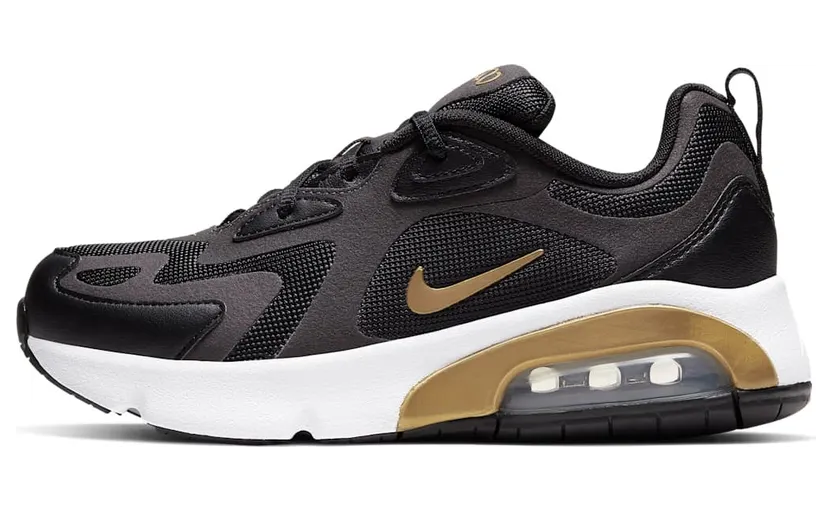 Air Max 200 Black Metallic Gold (GS)