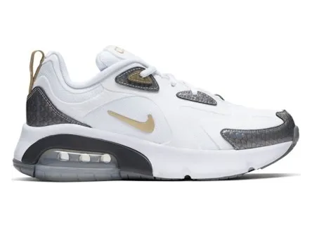 Air Max 200 White Metallic Gold (GS)