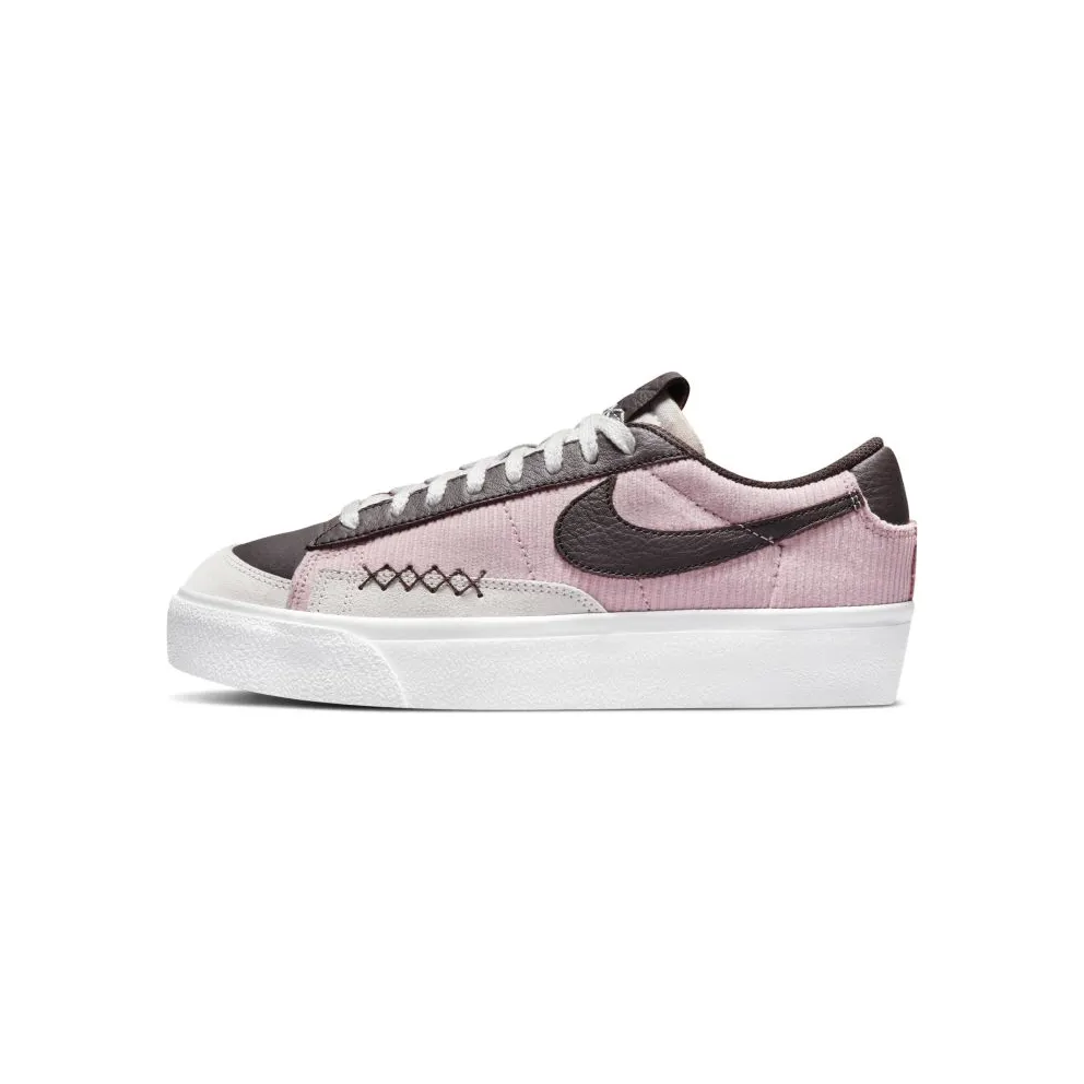 Nike Blazer Low Platform “Pink Glaze / Light Bone / Summit White / Dark Cinder” (DM9471-600)