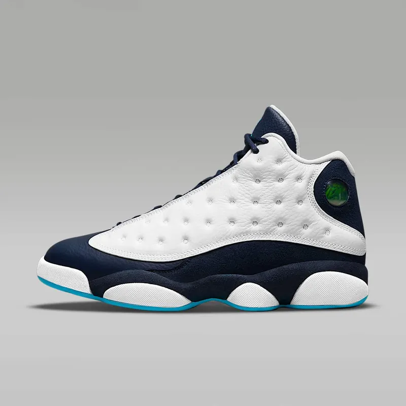 Air Jordan 13 Obsidian – “White / Obsidian / Dark Powder Blue” (414571-144)