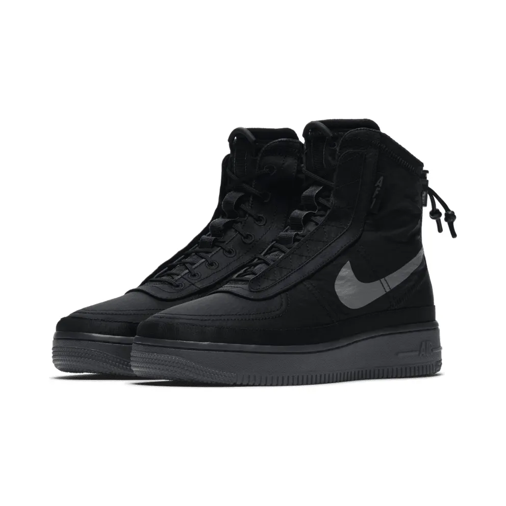 Nike Air Force 1 Shell Black (W) Black/Graphite (BQ6096-001)