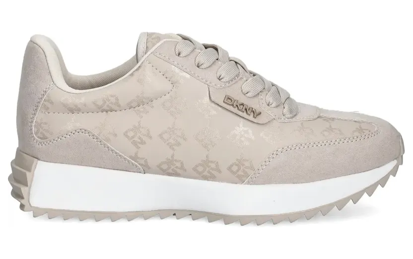 DKNY Sneakers met logoprint – Beige (K3522140)