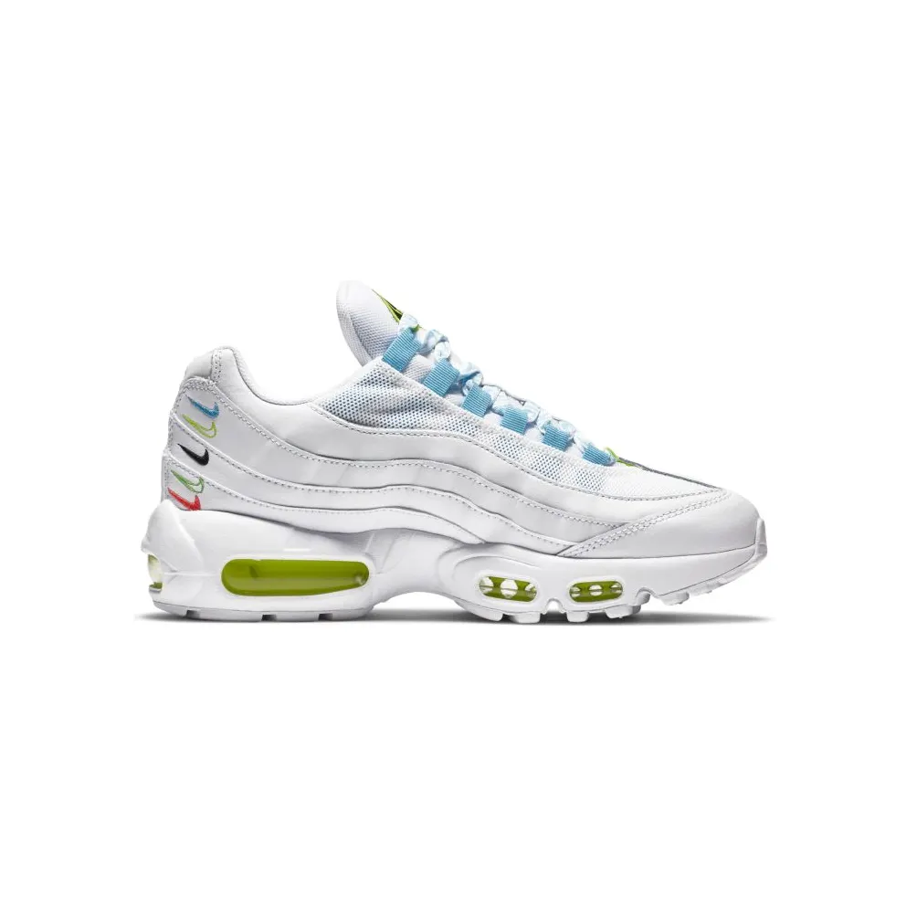 Nike Air Max 95 Worldwide White White/White-Volt-Blue Fury (CV9030-100)