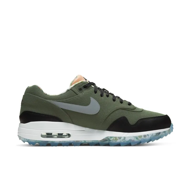 Nike Air Max 1 Golf Enemies of the Course Cargo Khaki/Black-Summit White-Cool Grey (CJ9903-308)
