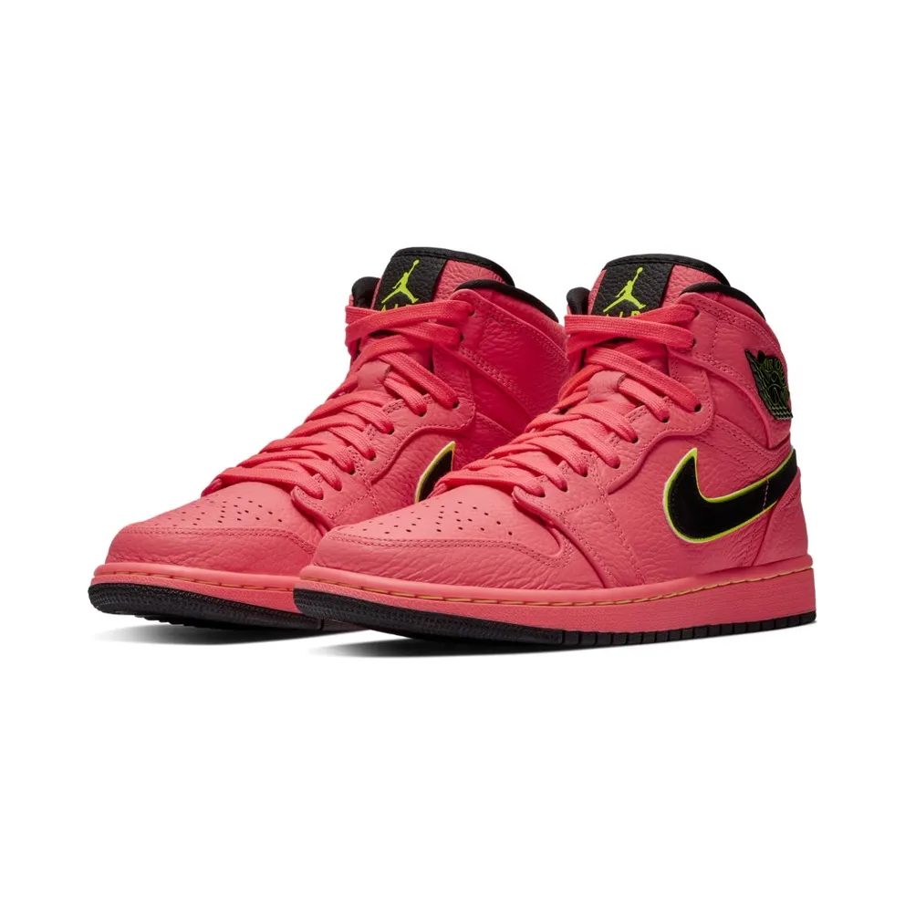 Jordan 1 Retro High Hot Punch (W) Hot Punch/Volt-Black (AQ9131-600)