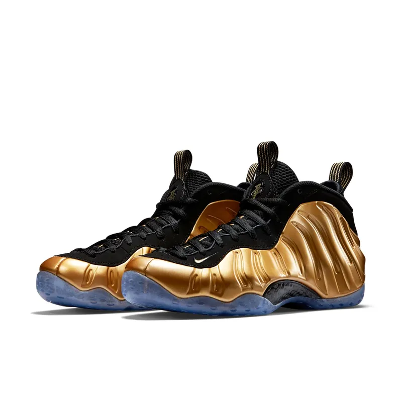 Nike Air Foamposite One Metallic Gold Metallic Gold/Metallic Gold-Black (314996-700)