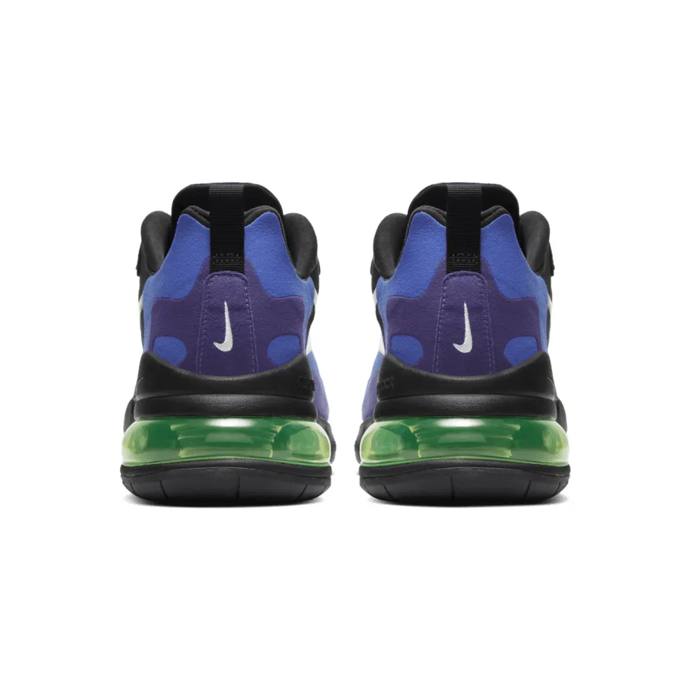 Nike Air Max 270 React Heavy Metal Black/Deep Royal Blue/Hyper Royal (AO4971-005)