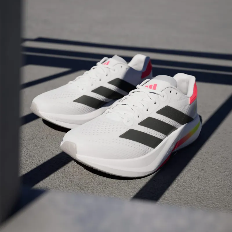 Adidas Duramo Speed 2 Running Shoes Cloud White / Core Black / Lucid Red (IF9393)