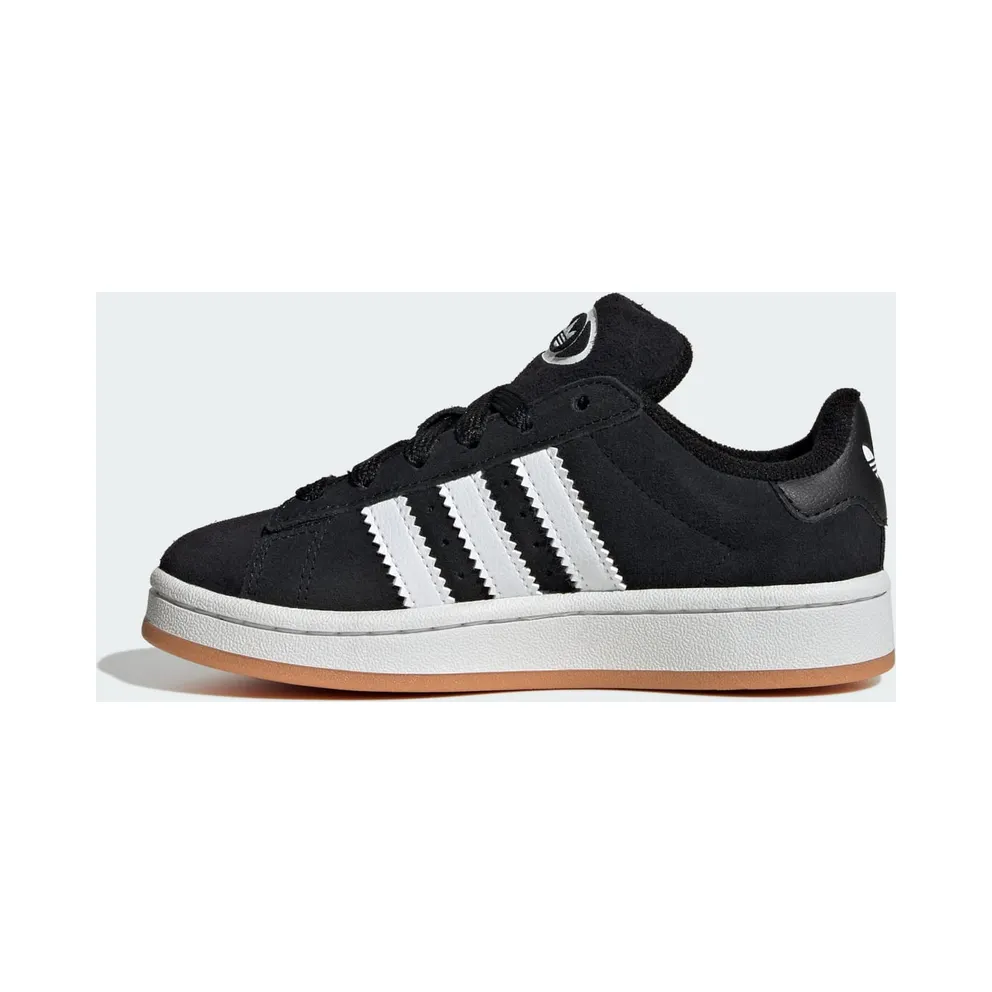 adidas Campus 00s Elastic Lace Kids Core Black / Cloud White / Gum (JI4331)