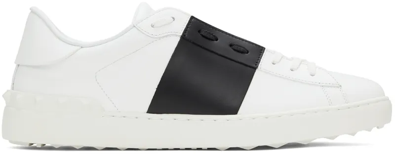 Valentino Garavani White & Black Open Sneakers (WY2S0830BLU)