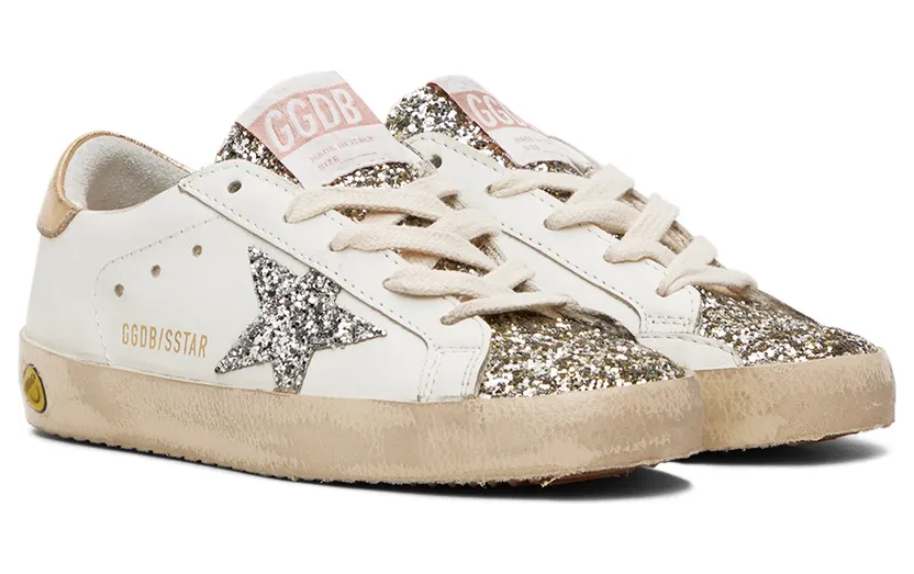 Golden Goose Kids White Super-Star Sneakers (GYF00101.F003318.10358) (4)