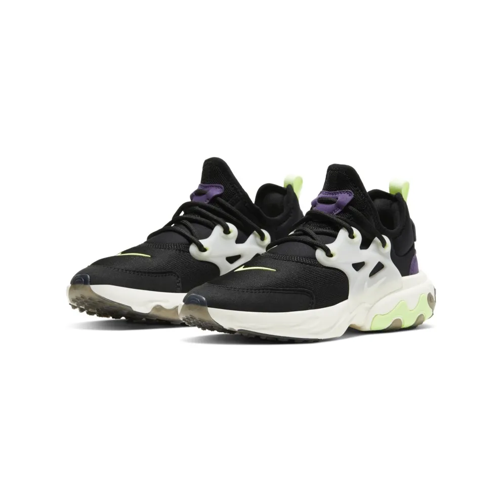 Nike React Presto Black Barely Volt (GS)