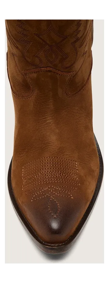 Golden Goose Wish Star Boots In Brown Leather With Laser-Engraved Pattern (GWF01138.F008814.55381) (5)
