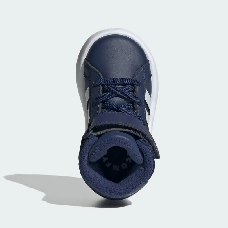 Adidas Grand Court Mid Shoes Kids Dark Blue / Halo Blue / Silver Metallic (IE3860)