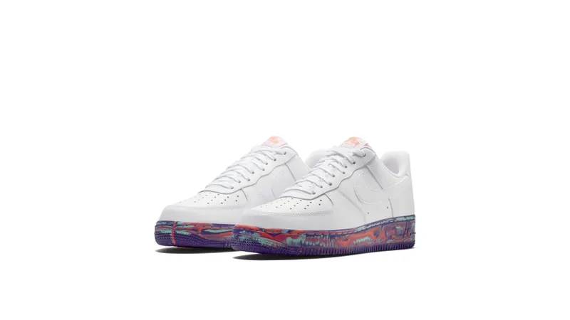 Nike Air Force 1 Low White Multi-Color Marble White/White-Vast Grey (AJ9507-100)