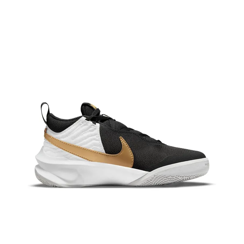 Nike Team Hustle D 10 Black Metallic Gold (CW6735-002)