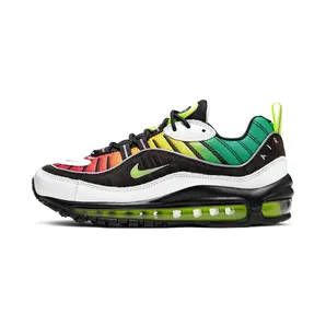 Nike Air Max 98 NXN Olivia Kim “Black / White / Dynamic Yellow / Volt” (CK3309-001)