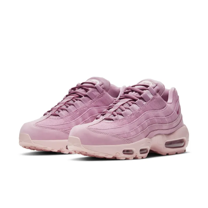 Nike Air Max 95 Pink Suede (W) Fireberry/Fireberry-Elemental Pink (DD5398-615)