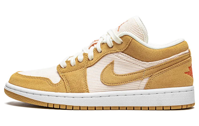 Jordan 1 Low SE Twine Orange Quartz Corduroy (W) (DH7820-700)